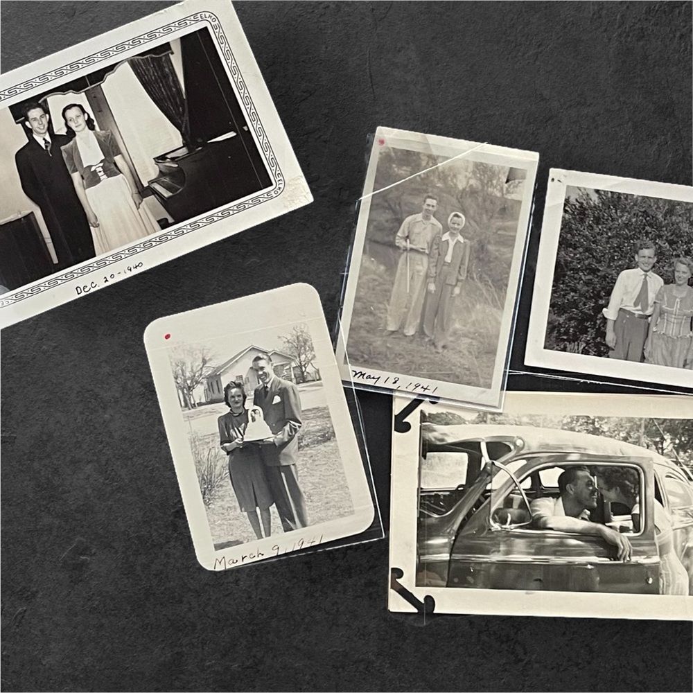 Love and Marriage Vintage Antique Couple Portrait Snapshot Photograph Lot - Picture 12 of 14